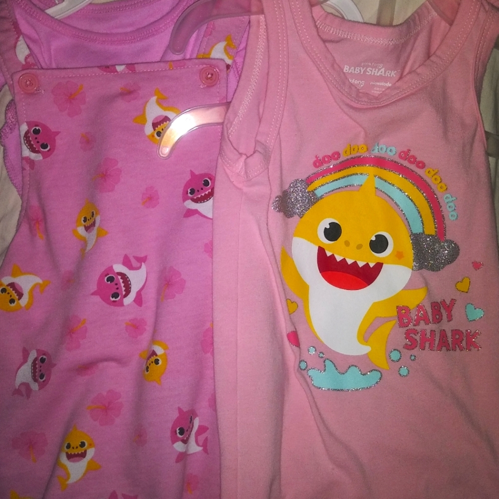 Baby shark summer outfit bundle
